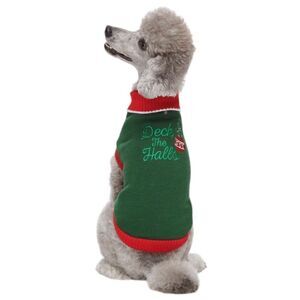 Ellen Degeneres ED “Deck The Halls” Dog Sweater. Size Medium.